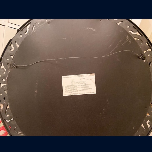 Round Mirror Black - Picture 3 of 6